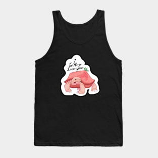 Valentine turtle! Tank Top